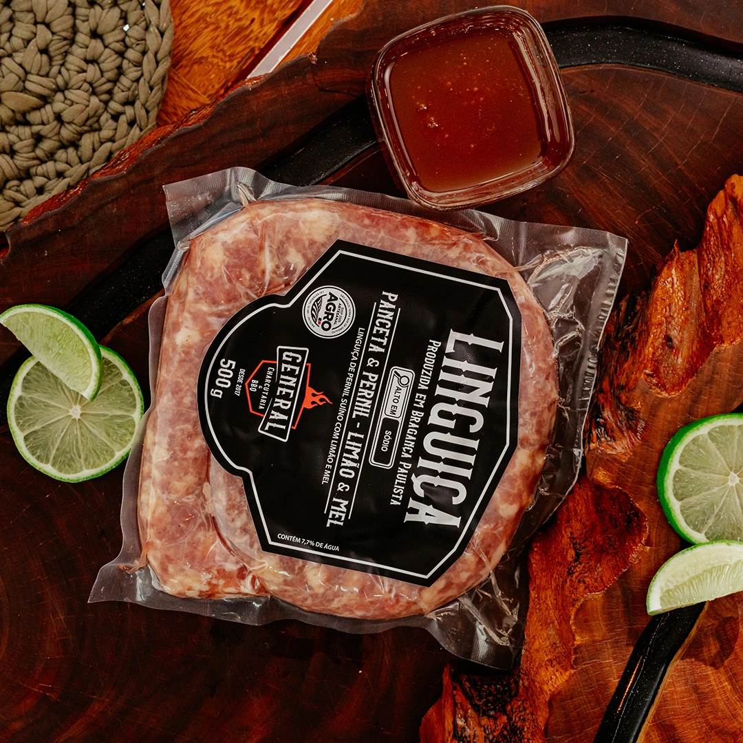 Linguiça - Panceta & pernil com limão e mel - Imagem 4