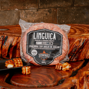 Linguiça - Fraldinha com queijo coalho