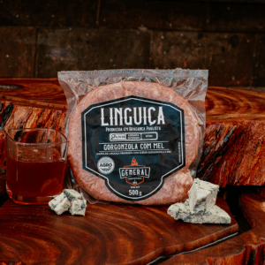 Linguiça - Gorgonzola e mel