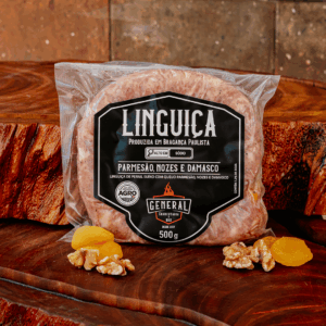 Linguiça - Parmesão, nozes e damasco
